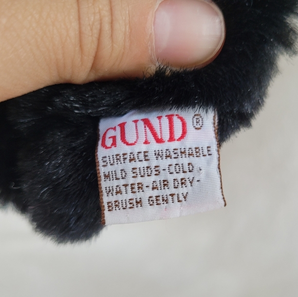 Vintage 1991 Gund Funanimals Cow bull hand puppet plush soft toy - Picture 5 of 7